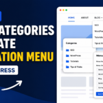 How to Add Categories & Create Navigation Menu in WordPress