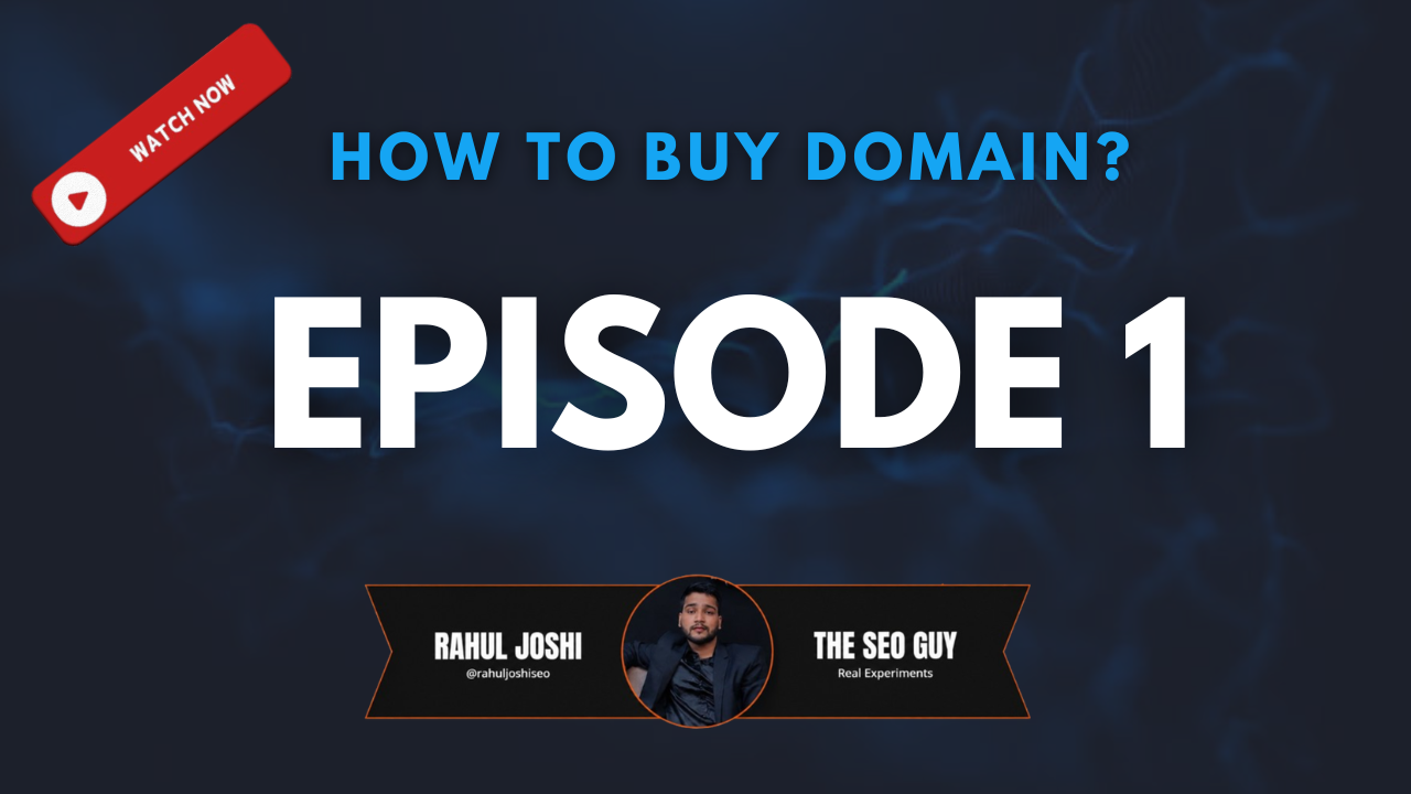 How to buy domain