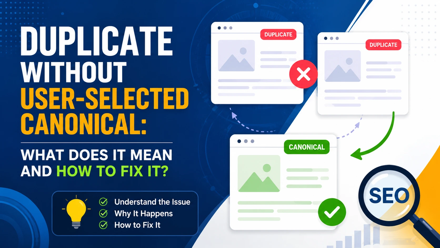 Duplicate without User-Selected Canonical
