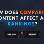 how does comparison content affect aeo rankings