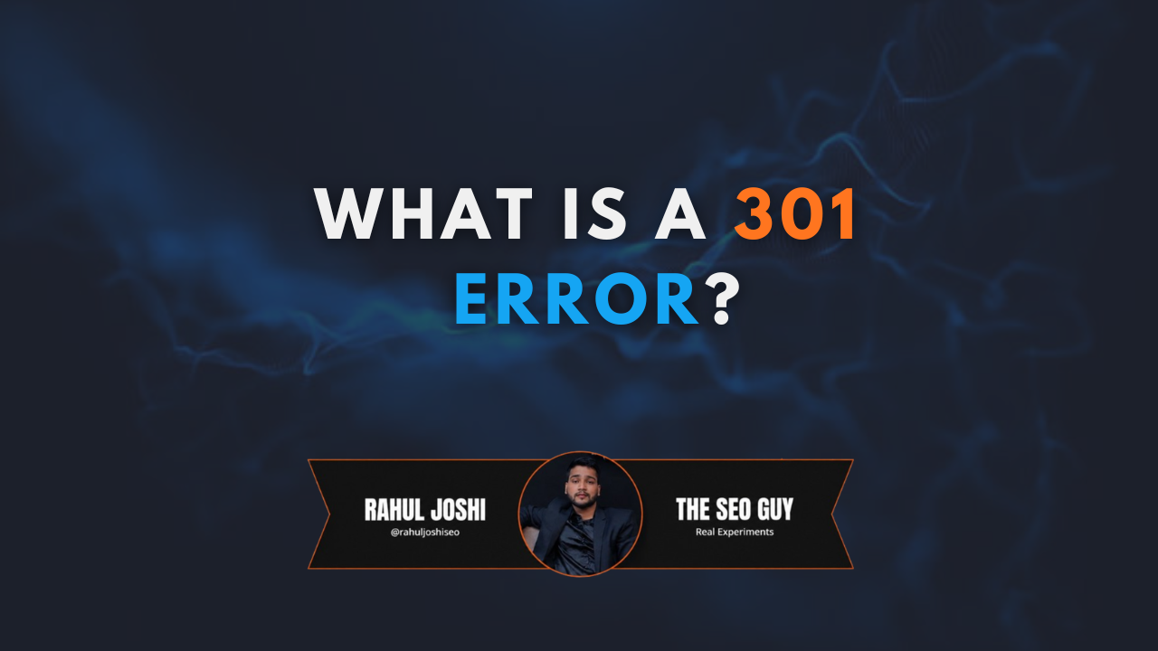 what is a 301 error